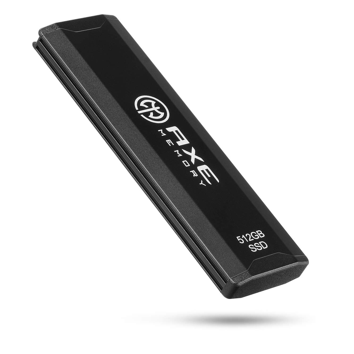 AXE 512GB Compact Portable SSD - optimal Read speeds up to 1000 MB/s, Write speeds up to 950 MB/s, USB Type-C/ A