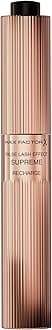 False Lash Effect Supreme Recharge Mascara - Black, Instant 7x Volume, Healthier-Looking Lashes, Keratin-Rich Formula, Refillable Mascara