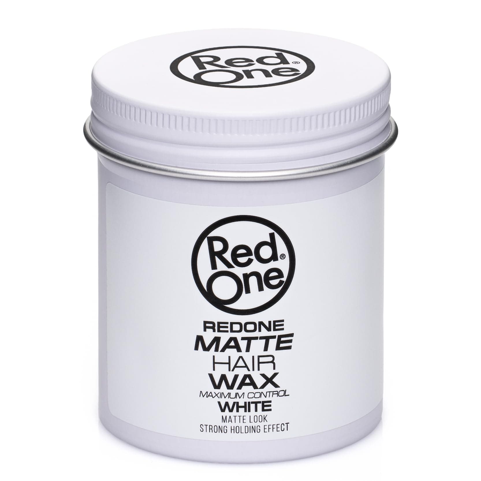 Matte Hair Wax White 100ml | Maximum Control | Flexible Grip and Texture Inserts | Matte Look | Women's and Men's Waxing | Ultra Hold Effect | All Hair Types