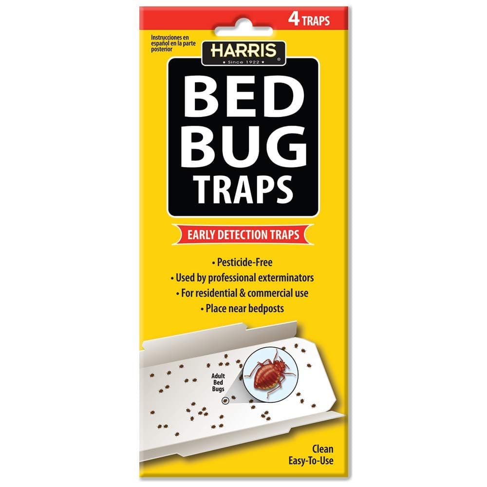 Harris Bed Bug Glue Traps (4/Pack)