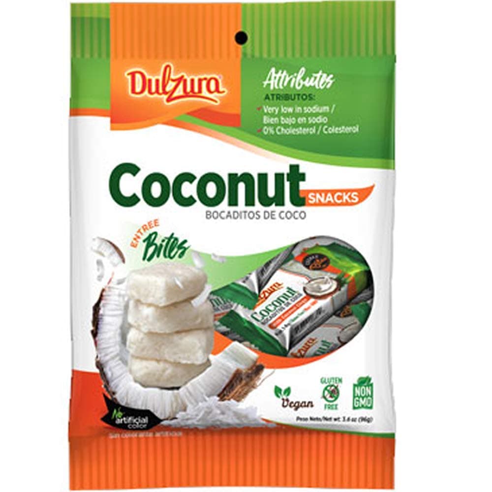 Coconut Snack / Bocaditos de Coco 3.4 oz (x4)