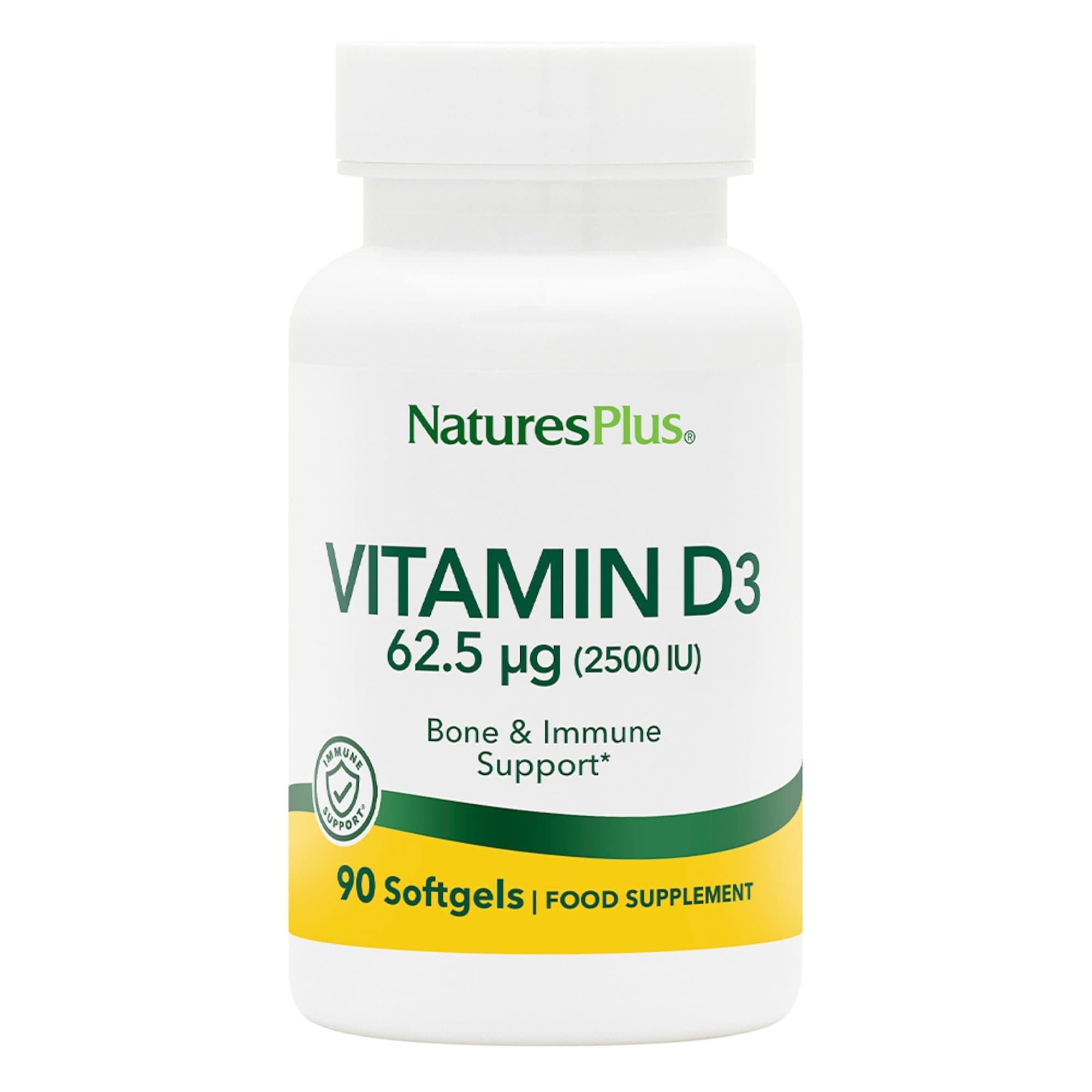 NaturesPlus vitamin D3 2500IU