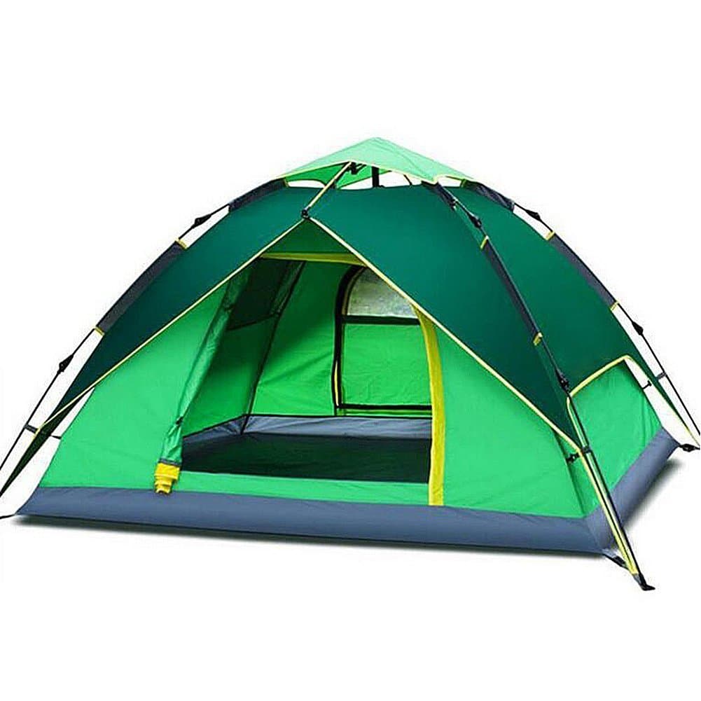 Towinle Pop-up Tent, Updated Version Hydraulic Camping Tent, Automatic Pop Up Tent, Camping Double Layer Tent, with Carry Bag for 3-4 Persons