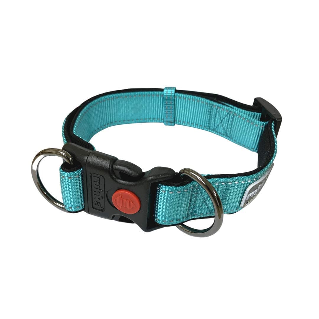 RukkaPets Adjustable Collar, Turquoise, L
