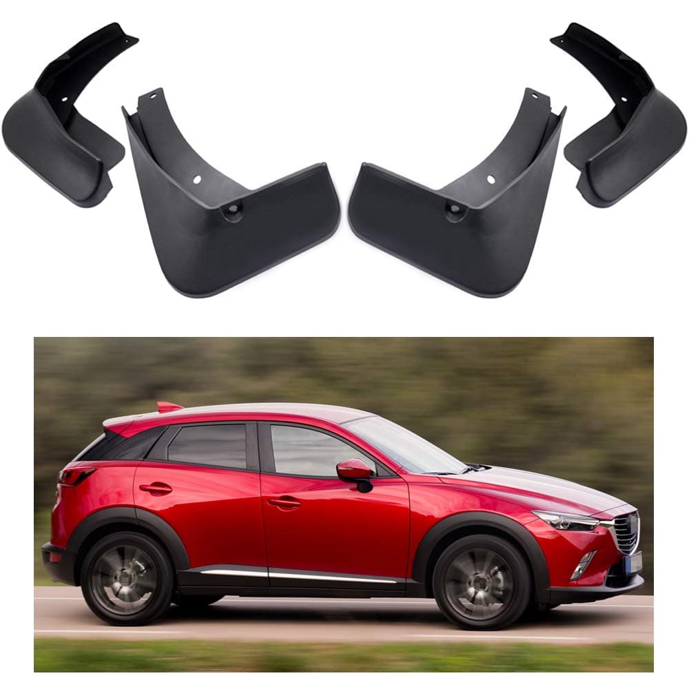 Car Mudguard Fender Mud Flaps Splash Guards Compatible with Mazda CX-3 2016 2017 2018 2019 2020 2021
