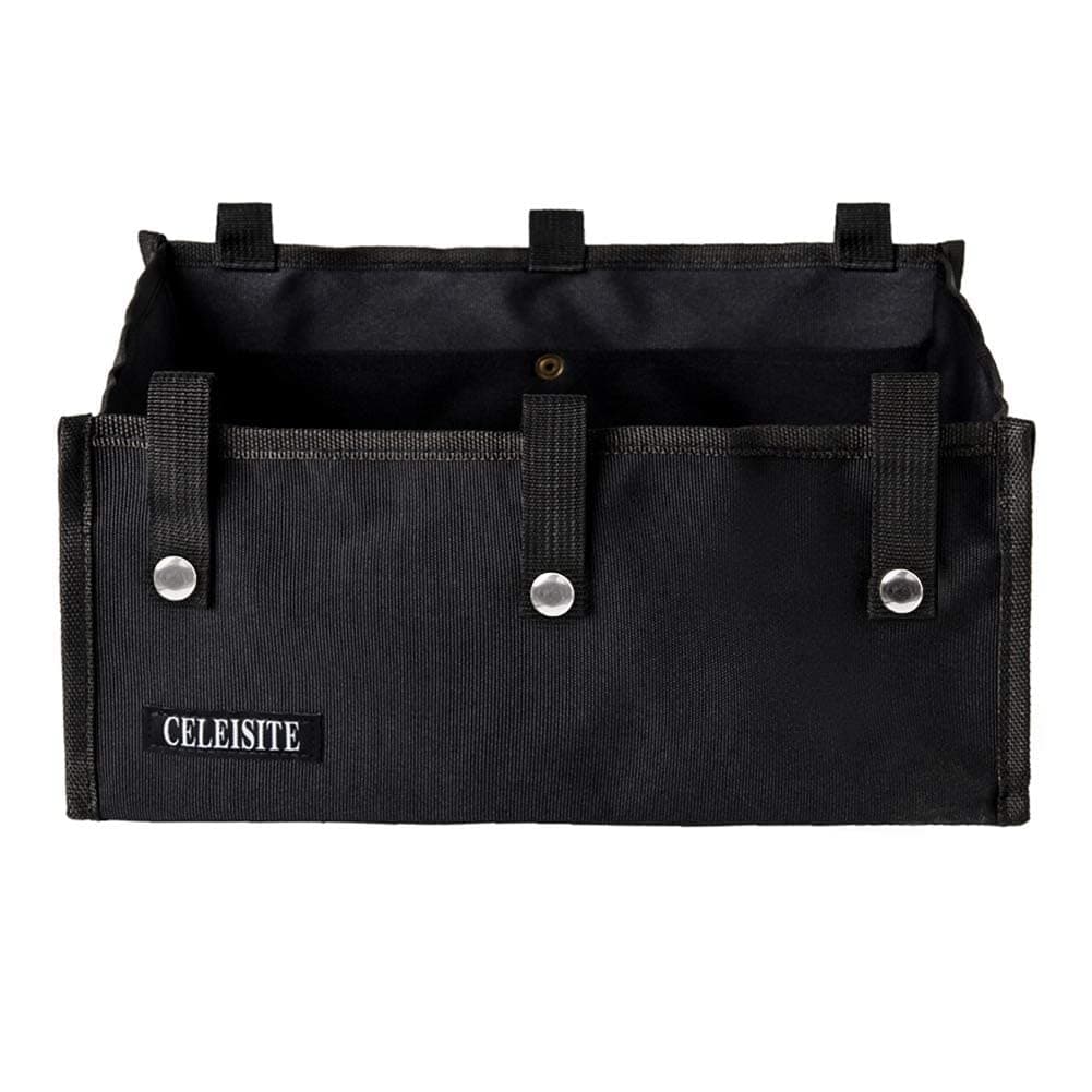 Under Seat Rollator Bag, Large Size Rollator Basket, Under Seat Bag or Tote for Four Wheel Rollator, Walker Underseat Replacement Medical Basket (Black)