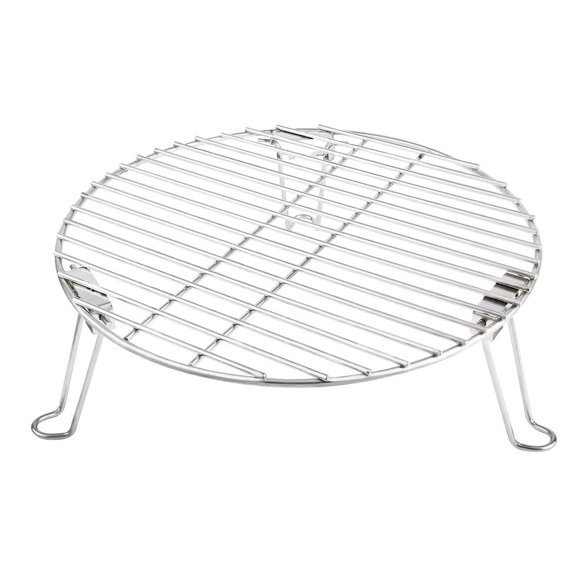 Grill Expander Rack Stack Rack Expansion Grilling Rack Stainless Steel Fit Large & XL Big Green Egg Weber Kettle 22 Inches Charcoal Grill Kamado Joe,18" or Bigger Diameter Grill
