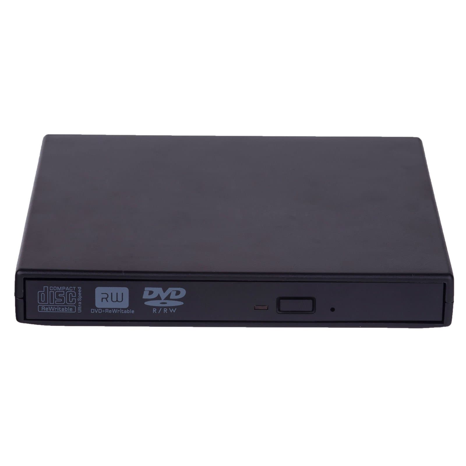 New External USB 2.0 Slim CD/DVD RW Drive Writer for All Laptop, PC, MAC