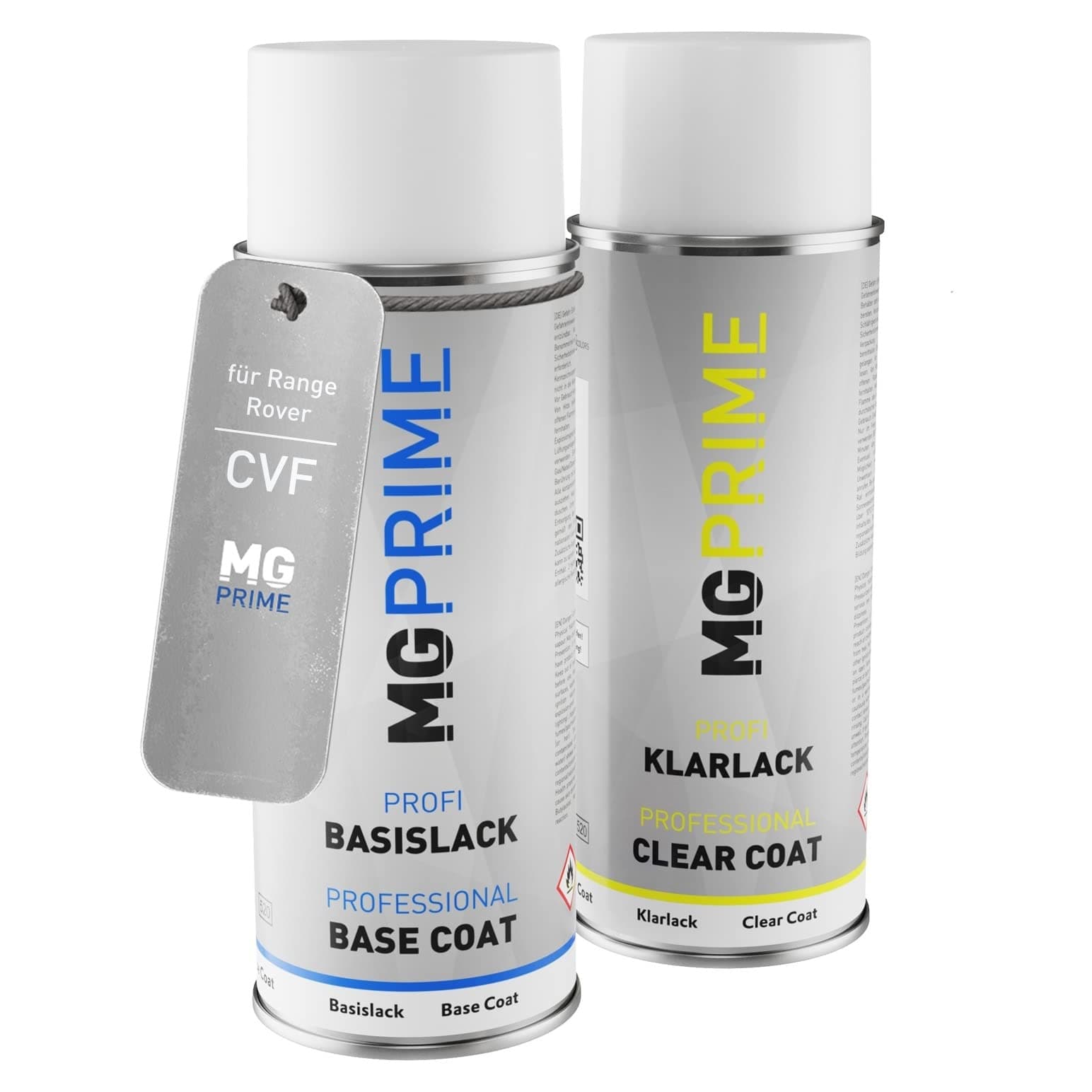 MG PRIME Car Paint Spray can set for Range Rover CVF / BLVC390 Portofino Red Base coat clear coat spray can 400ml