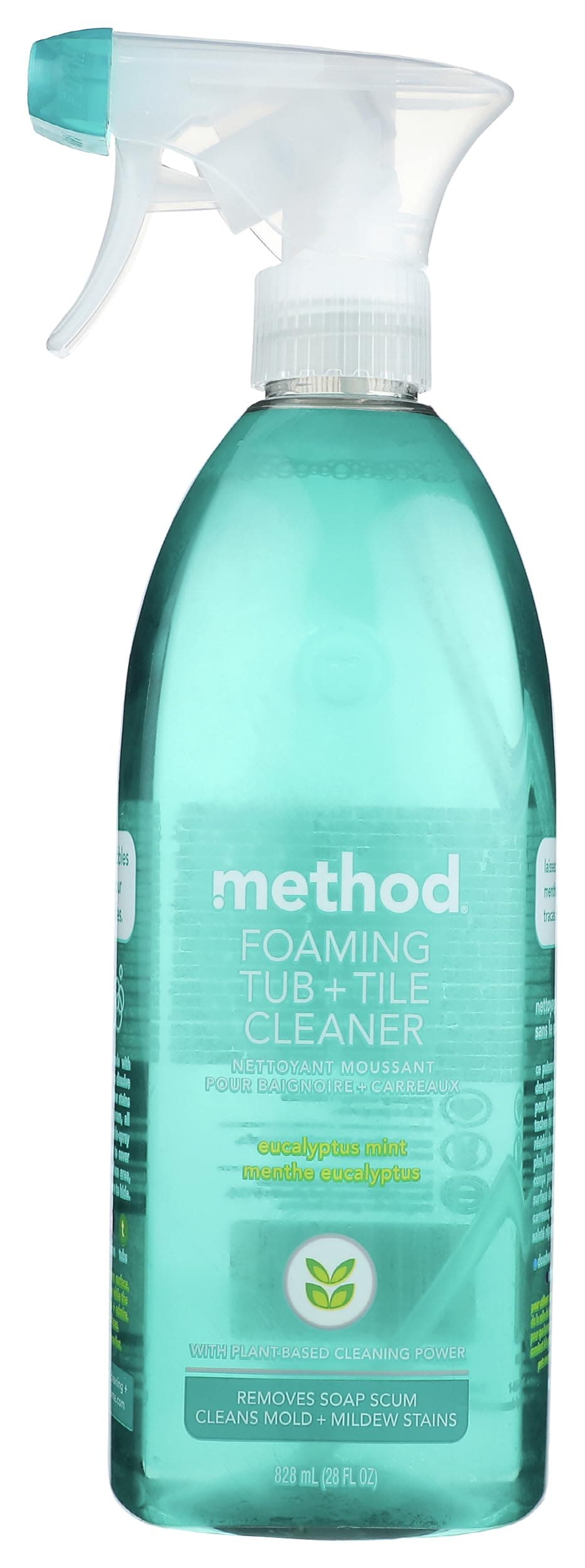 Foaming TUB+TILE CLEANER, Eucalyptus Mint, 28 Ounce, 1 pack, Packaging May Vary