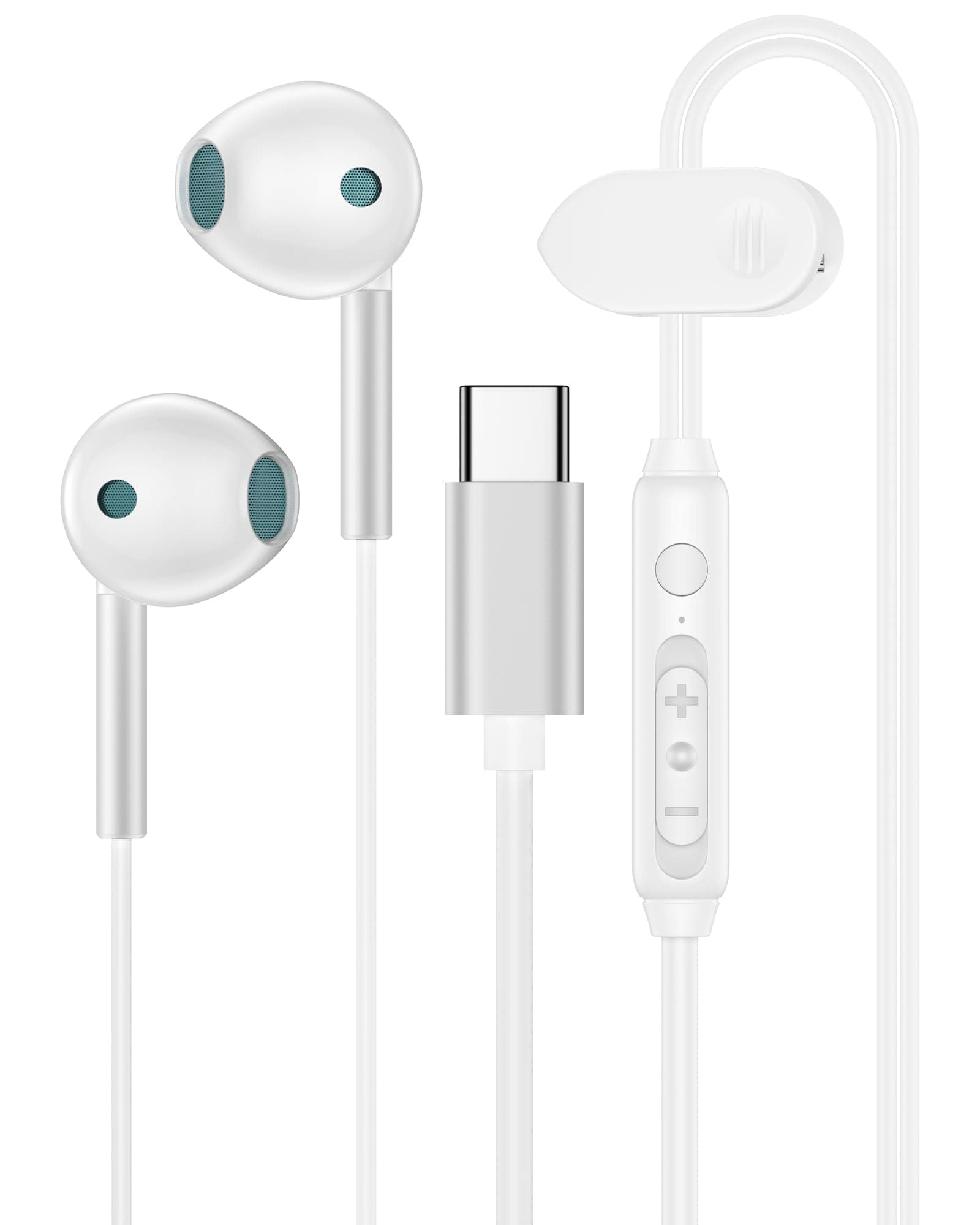 Samsung Galaxy Earbuds Wired, Android USB Type C Wired Headphones with Microphone for Samsung Galaxy A17 A16 S26 Ultra S25 Edge, Corded Earbuds USBC Headphones for iPhone 17e 17 Pro Max, iPad Pro Air