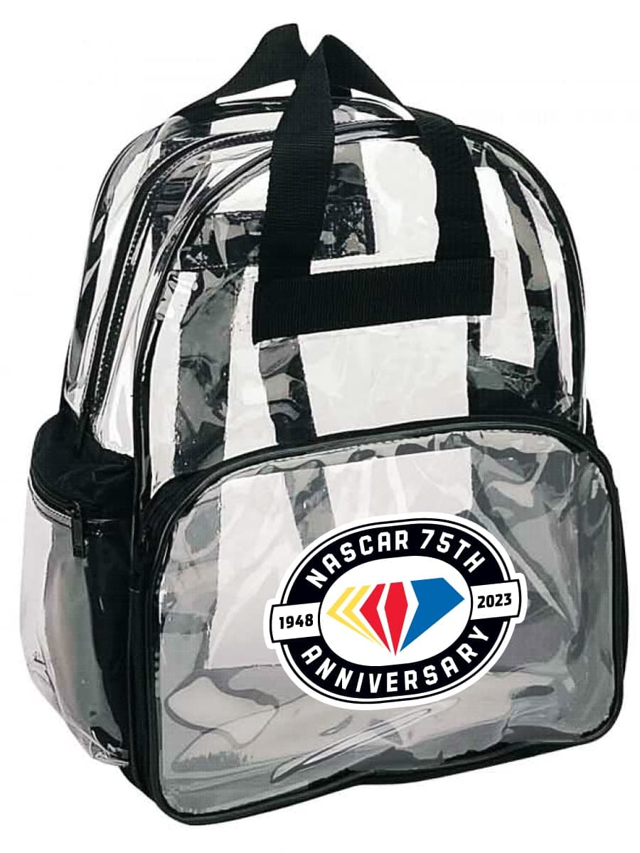 R and R ImportsClear View Backpack NASCAR 75 Year Anniversary