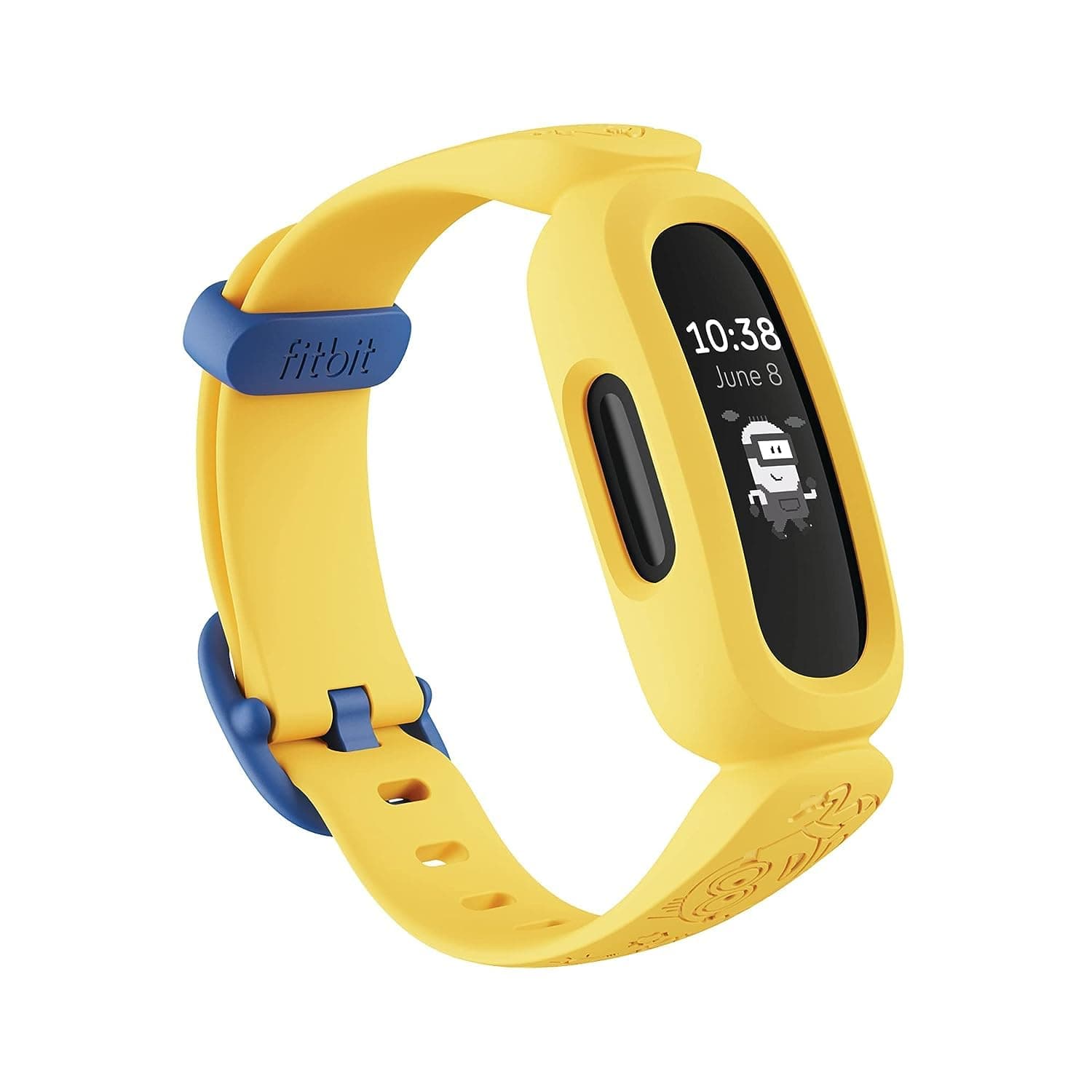 Ace 3, Activity Tracker for Kids 6+ with Animated Clock Faces, Up to 8 days battery life & water resistant up to 50 m, Black/Minions Yellow