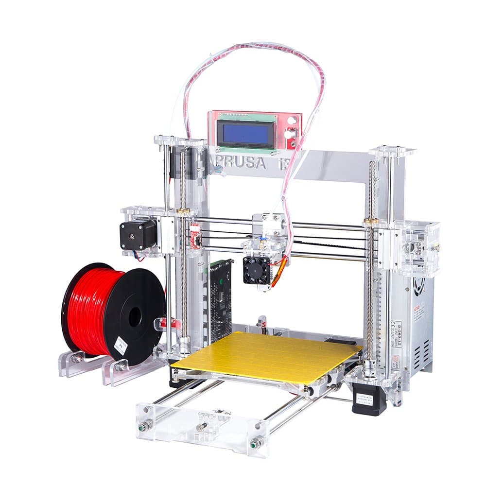 2015 Upgraded Quality High Precision Reprap Prusa I3 DIY 3d Printer Kit with 2 Rolls Filament +Sd Card for Free