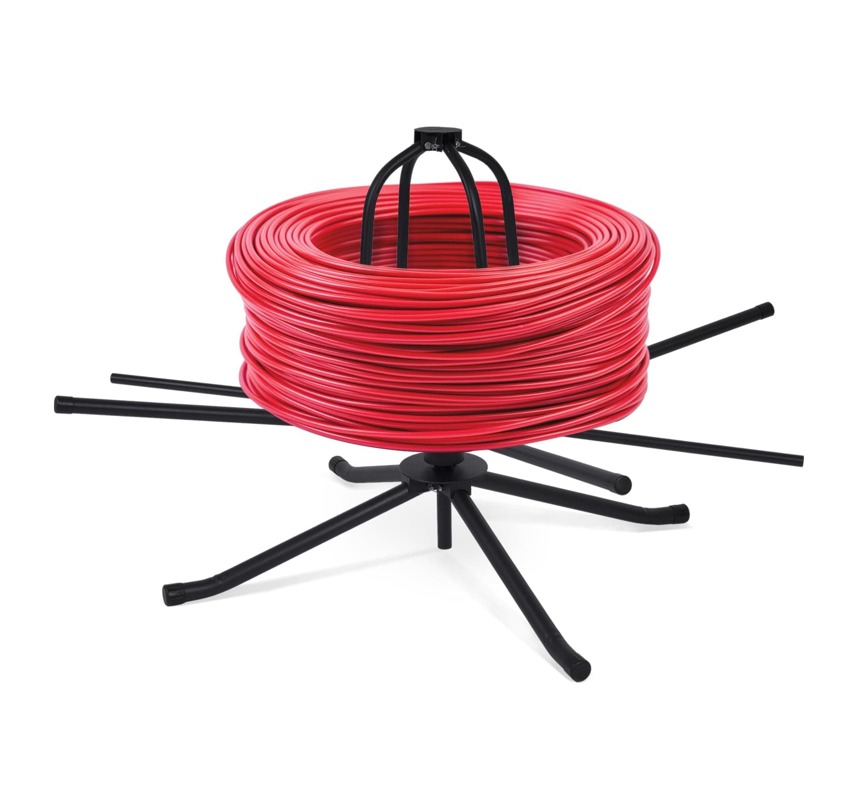 lesolar Underfloor Heating Pipe Decoiler, Pipe Reel Dispenser for Underfloor Heating Pipe, Cable Decoiler Pipe Decoiler for Pert Pex Pe Underfloor Heating Pipes (Bearing 175kg)