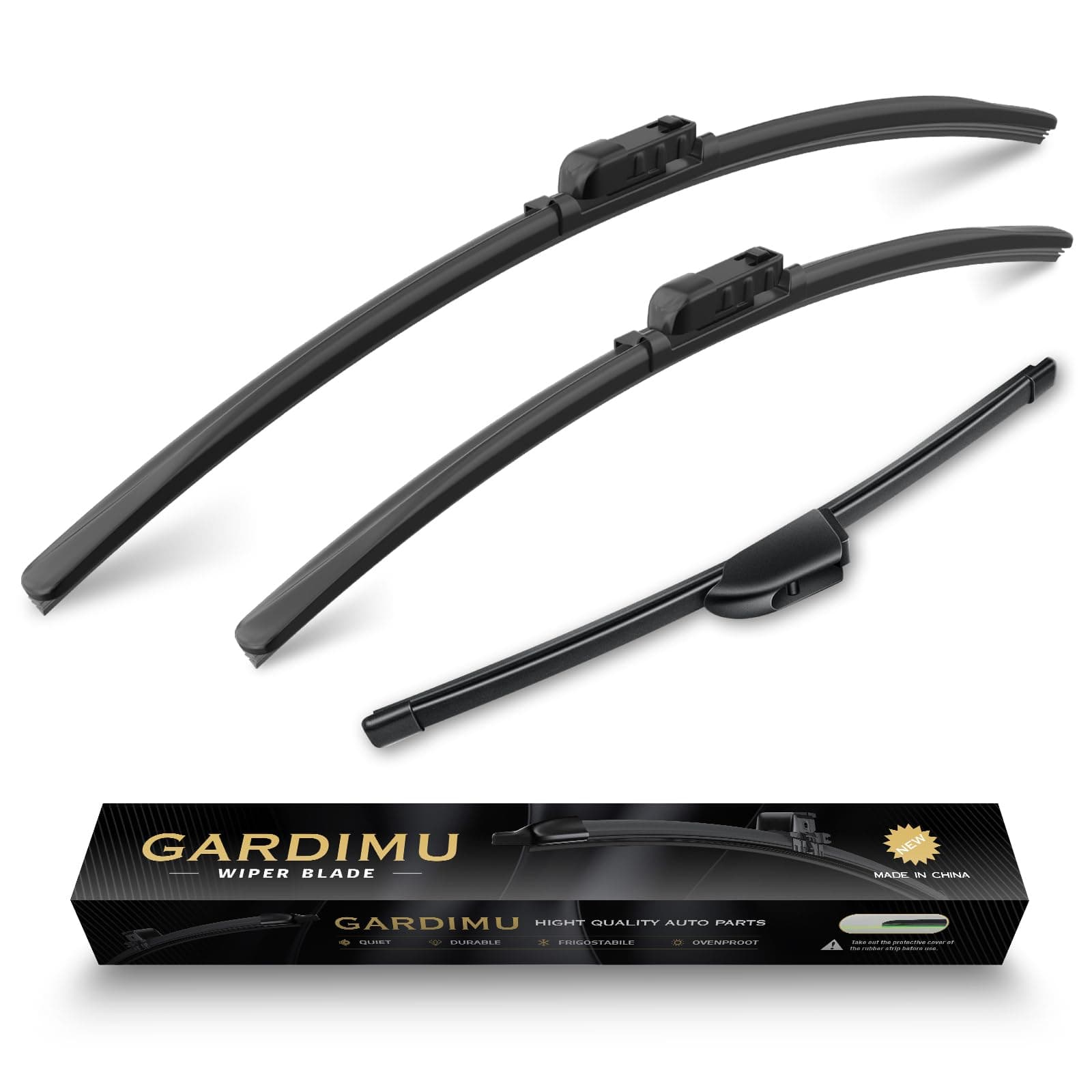 - Replacement for Alfa Romeo Stelvio Front and Rear Windshield Wiper Blades-Original Design Style All-seasons Car Window Wipers