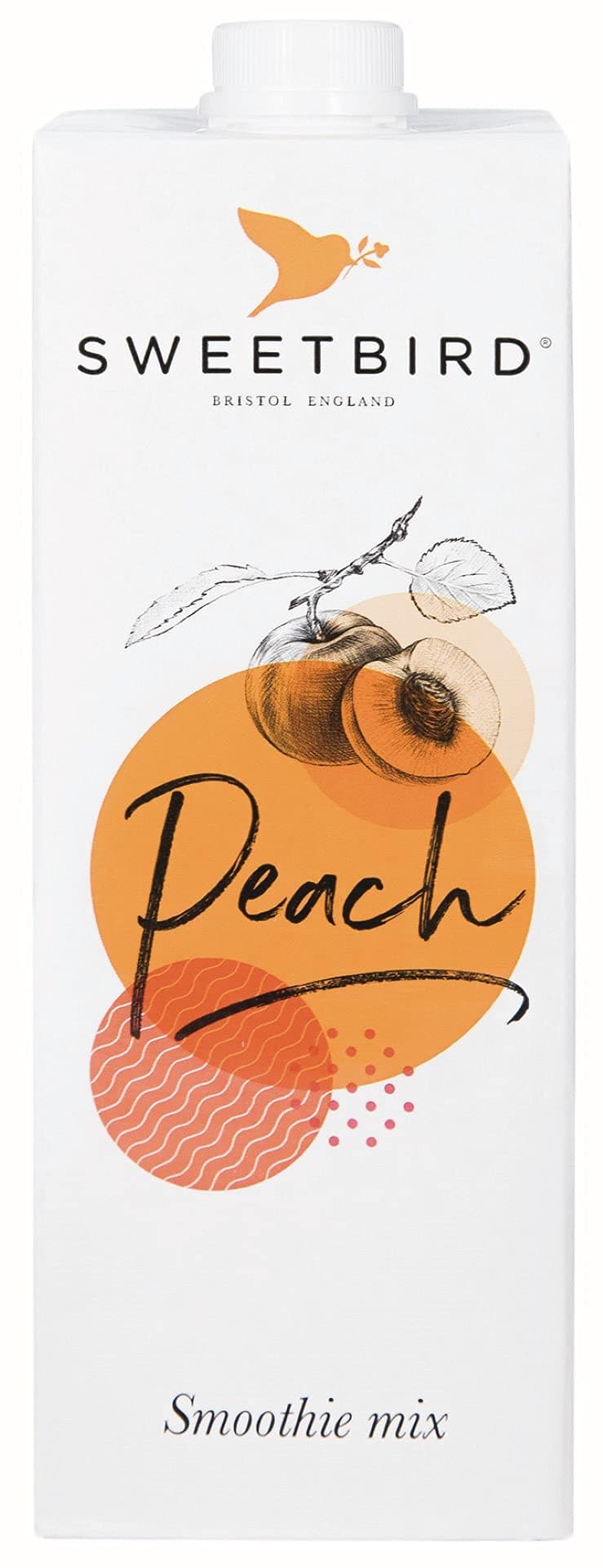 Peach Smoothie, 1 Litre - Vegan Friendly