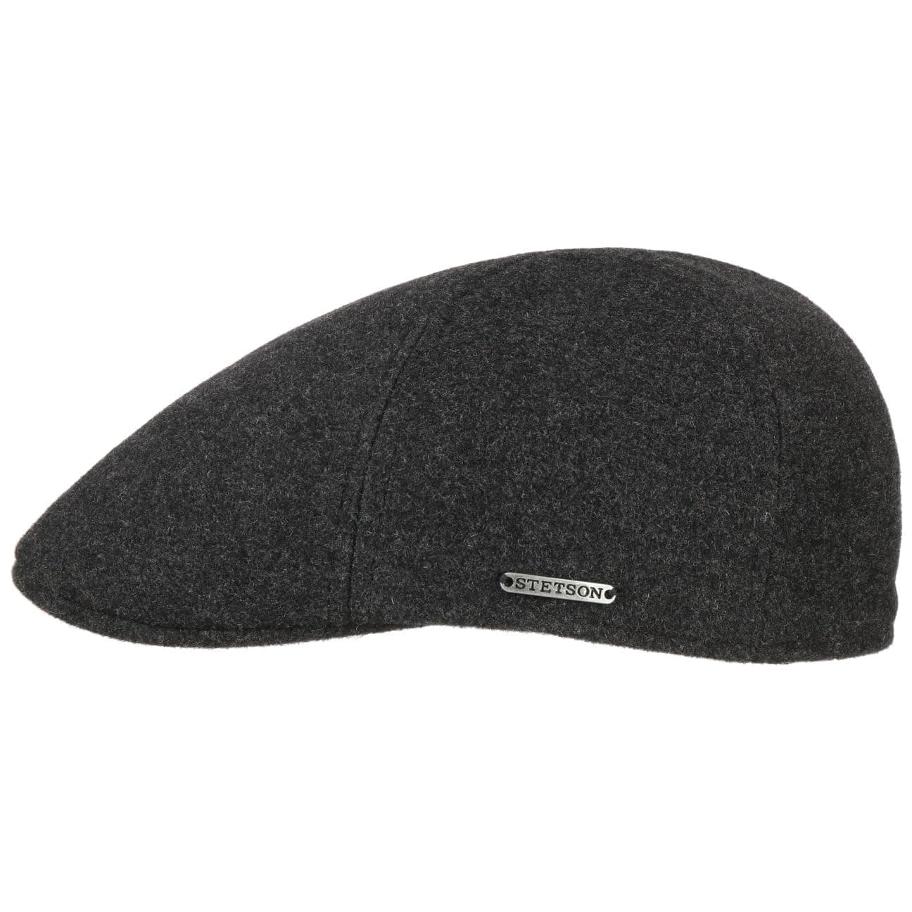 StetsonTexas Wool Gatsby Cap for Men - with Cashmere Wool - 100% Cotton Lining - High Wool Content - with Noble Brand pin - Double Layer Lining Tape - Peaked Cap for Autumn/Winter