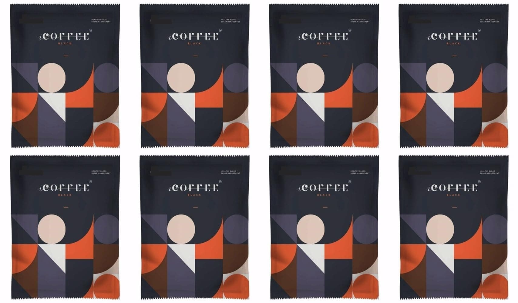 Black coffee (8 sachets) Type 1, Type 2 & gestational diabetes (80g) Helps to control sugar