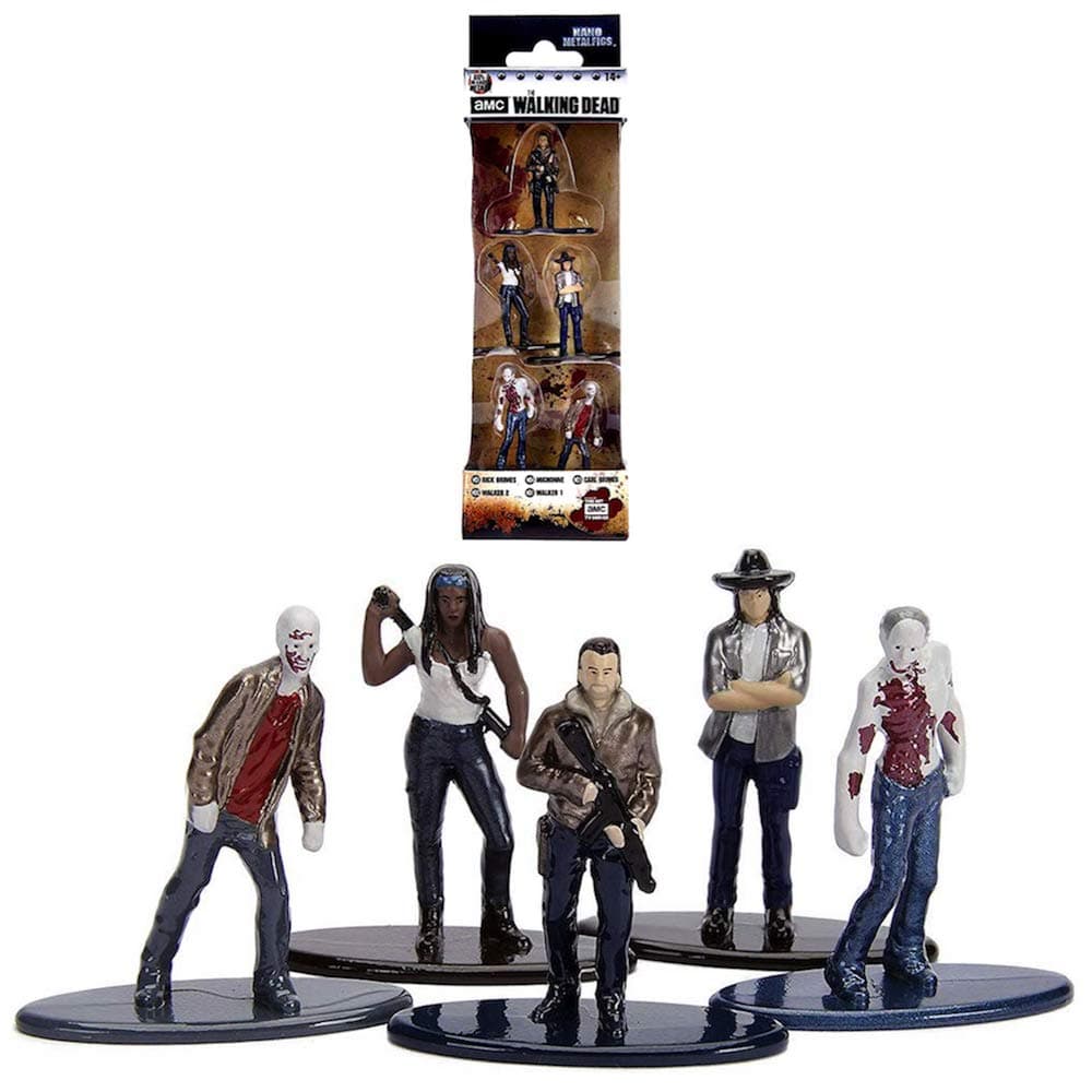 Nano Metalfig Walking Dead 5-Pack