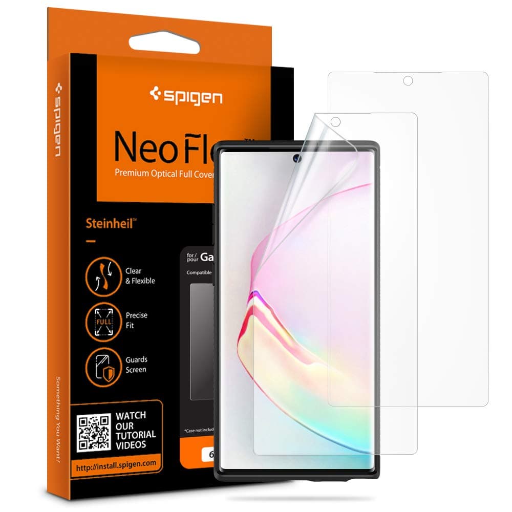 Spigen NeoFlex Screen Protector [TPU Film] Designed for Galaxy Note 10 (2019) [2 Pack]