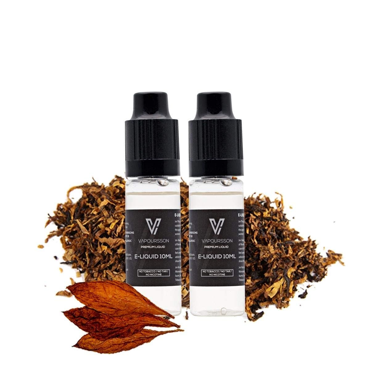 VAPOURSSON 2 X 10ml E-Liquid Classic Tobacco 2 Pack New Formula to Create A Super Strong Flavour with Only High Grade Ingredients Made for Electronic Cigarette and E Shisha Eliquid