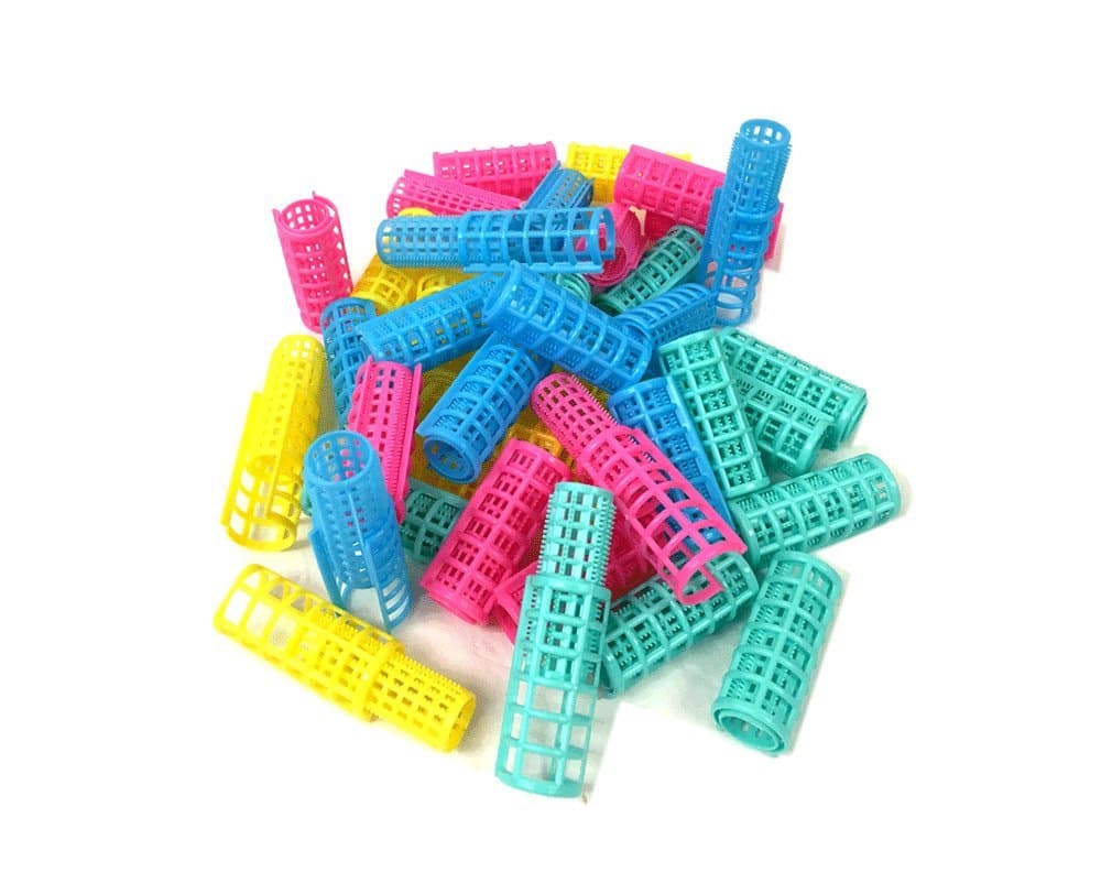 40pc x 22.9mm (0.9") DIY Small Grip Cling Hair Roller Curler Hair Styling Hairdressing Tool