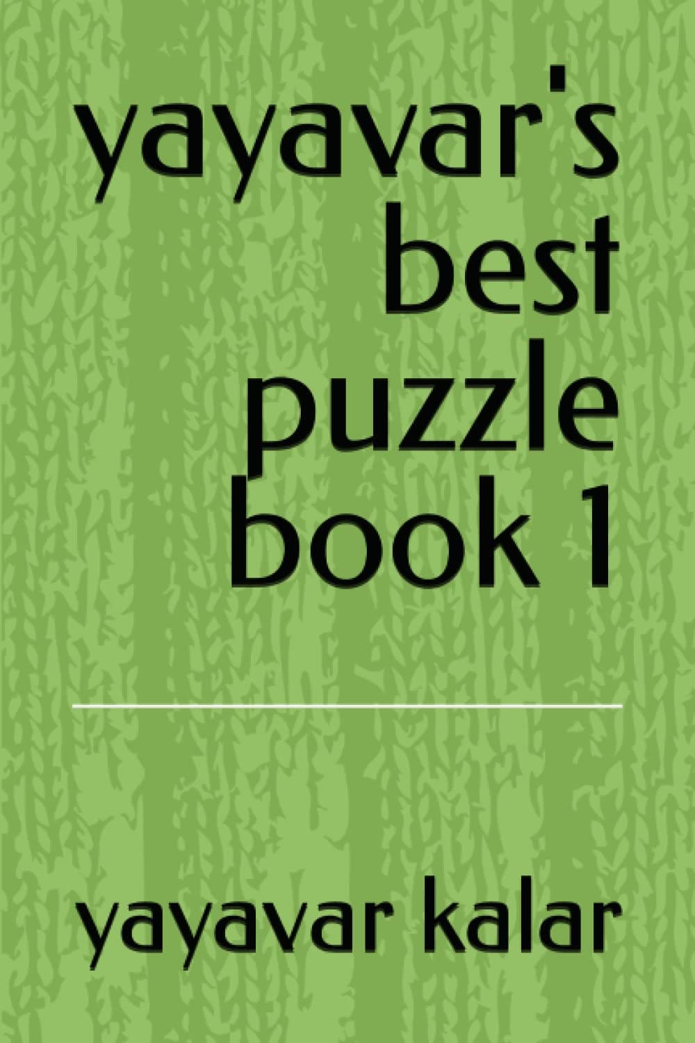 yayavar's best puzzle book 1
