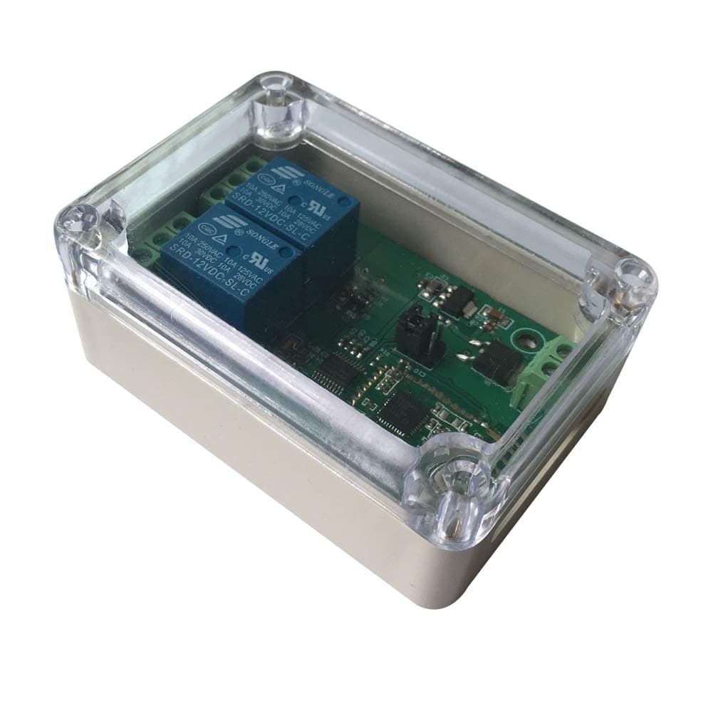 DSD TECH 2-Channel Bluetooth 4.0 BLE Relay Module for iPhone and Android (12V)