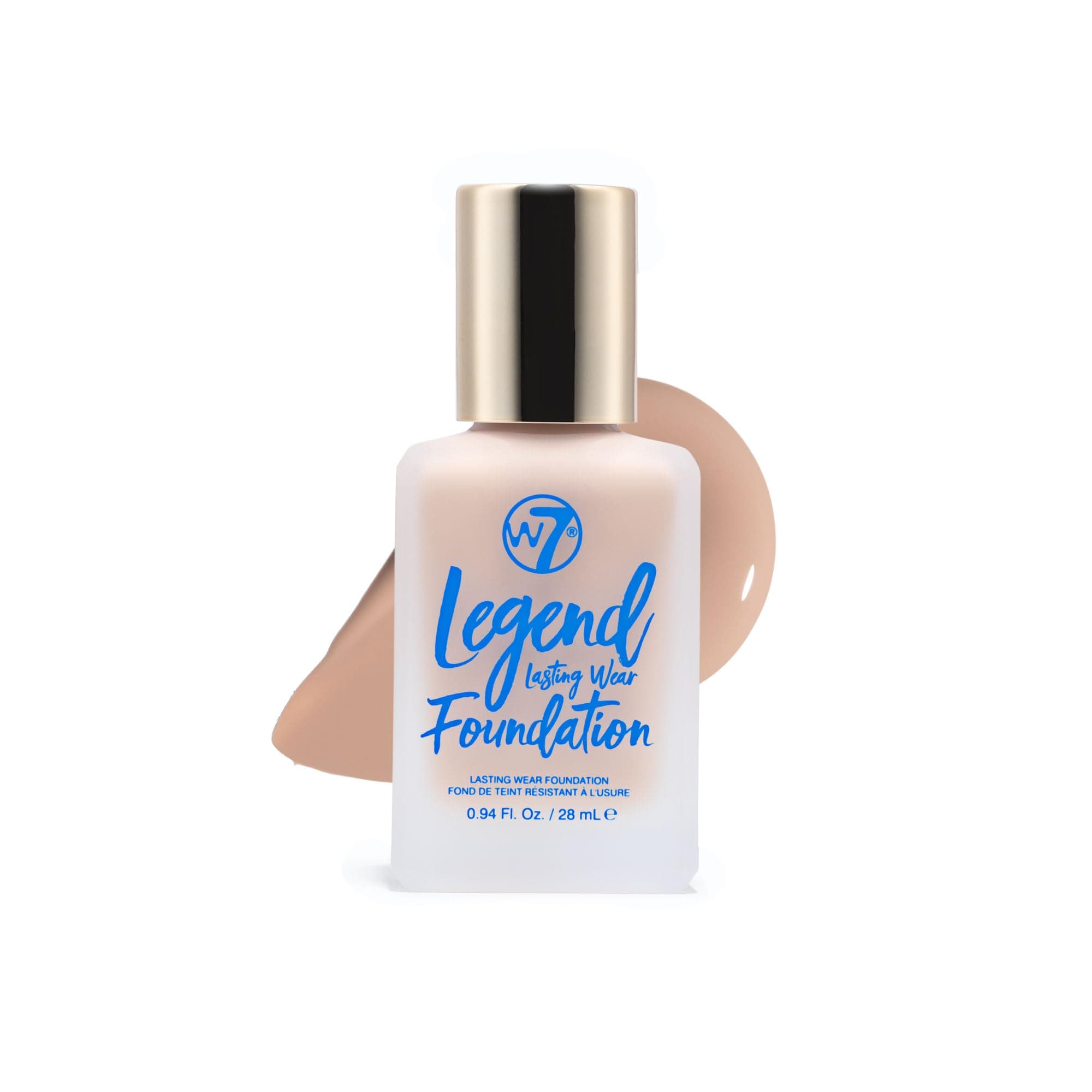 Legend Foundation - Creamy Liquid Foundation for Poreless, Semi-Matte Medium Coverage - 28ml (Natural Beige)