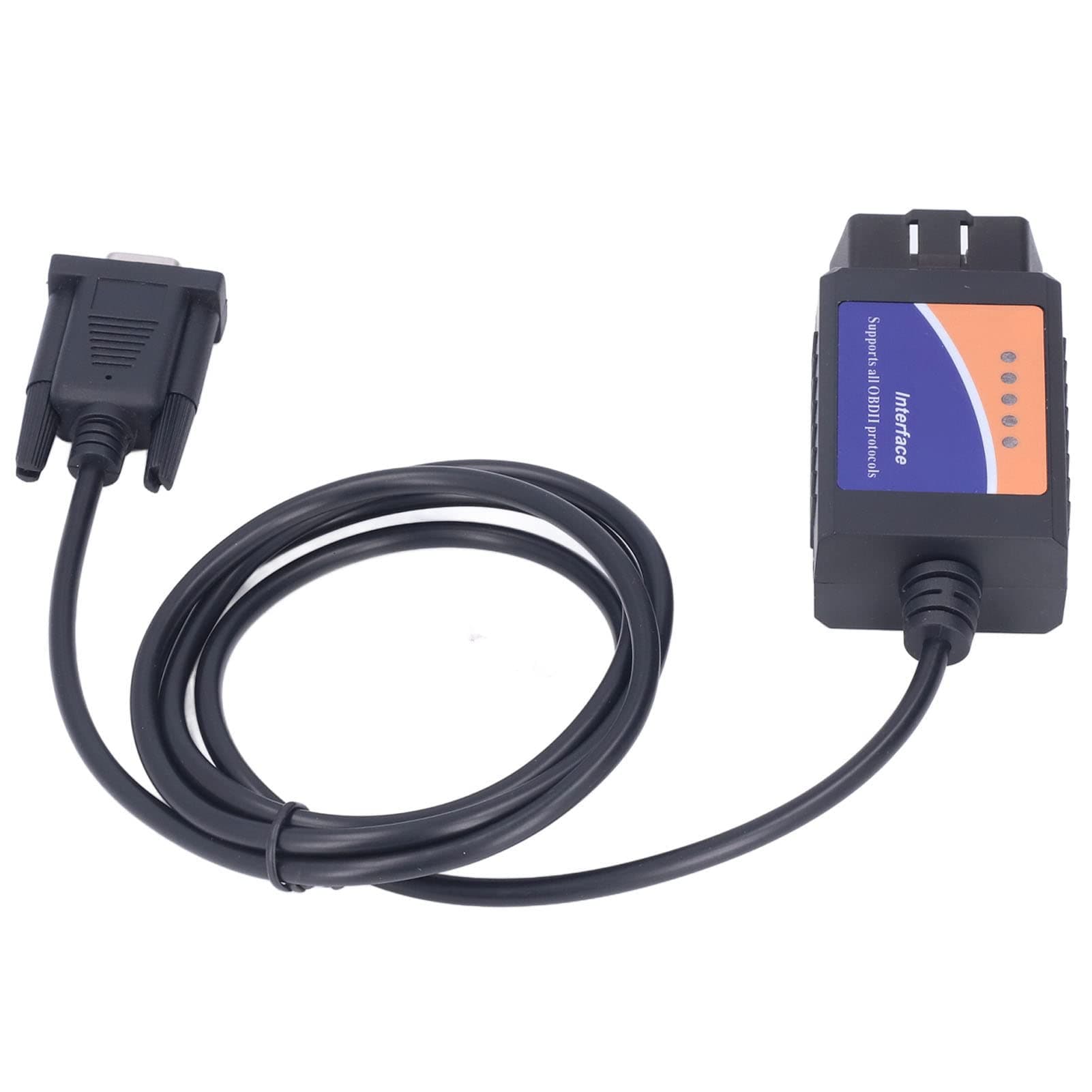 ELM327 Diagnostic Tool, OBD2 Scanner 25K80 COM Port for DOS for Windows