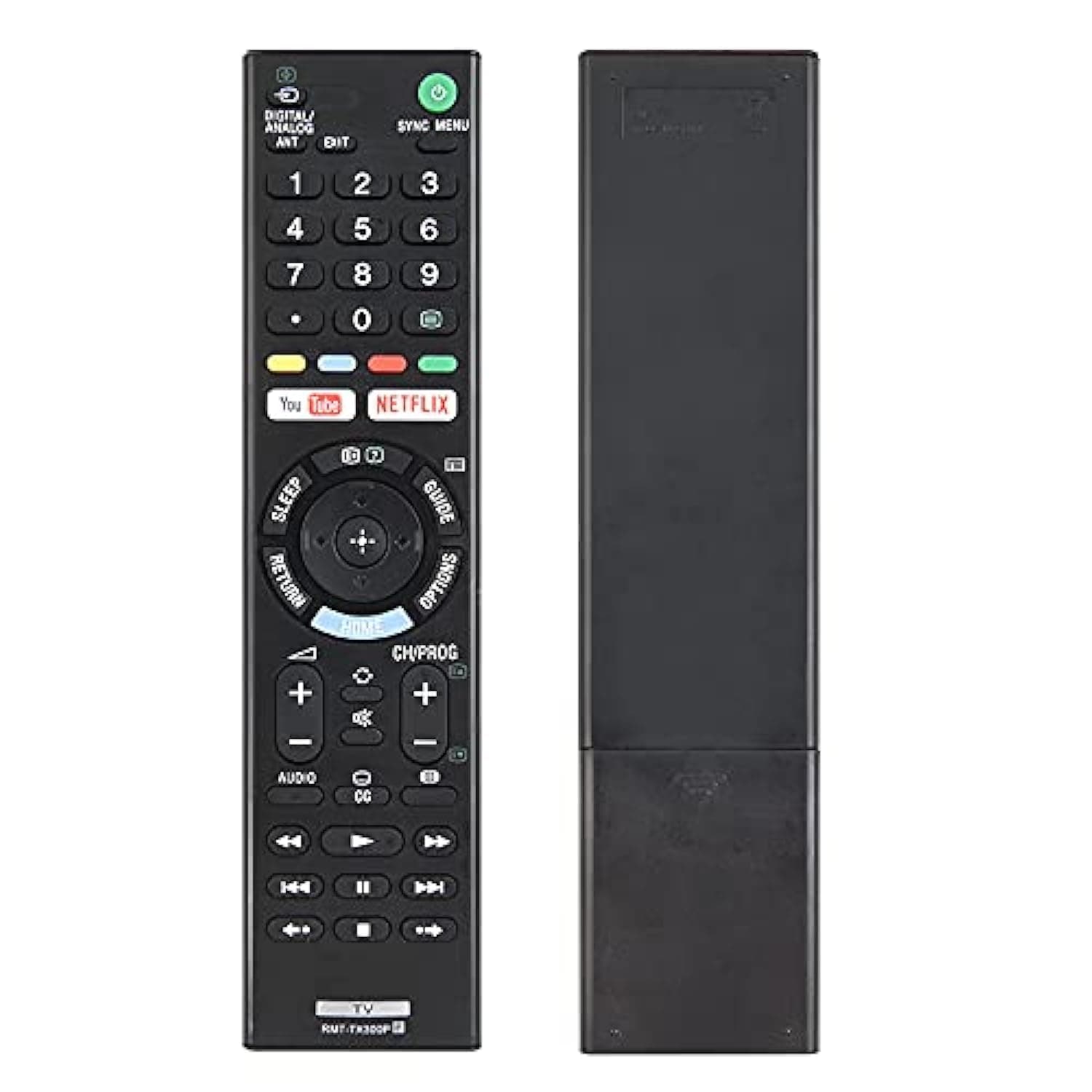 RMT-TX300P Universal Remote Control for Sony - Replacement for All Sony LCD LED HDTV Smart bravia TVs with YouTube and Netflix Buttons