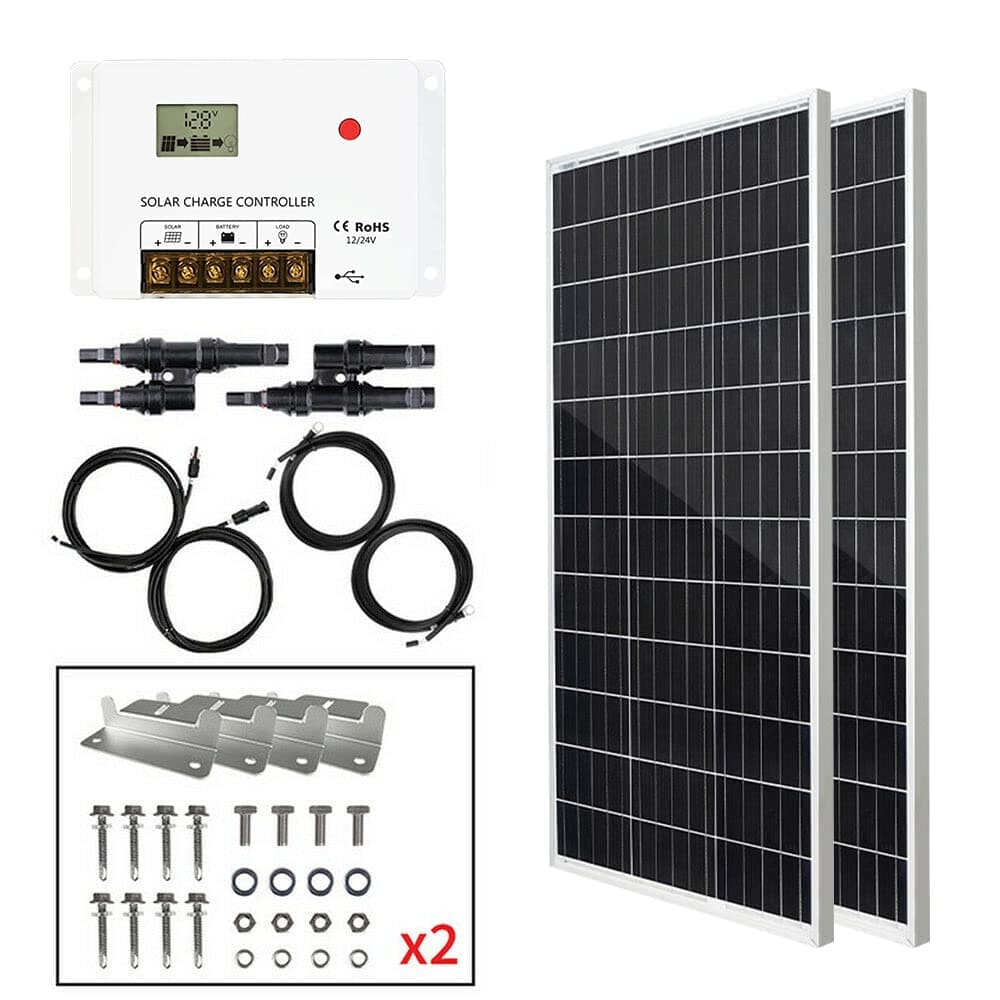 HQST 200W Solar Panel Kit w/30A Controller