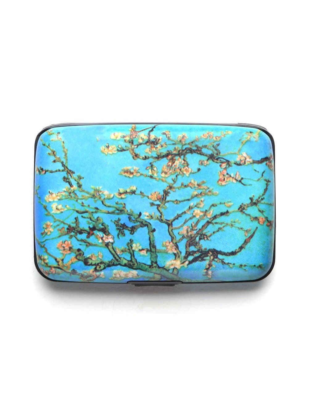 Fig Design Van Gogh Almond Tree RFID Data Theft Protection Credit Card Armored Wallet