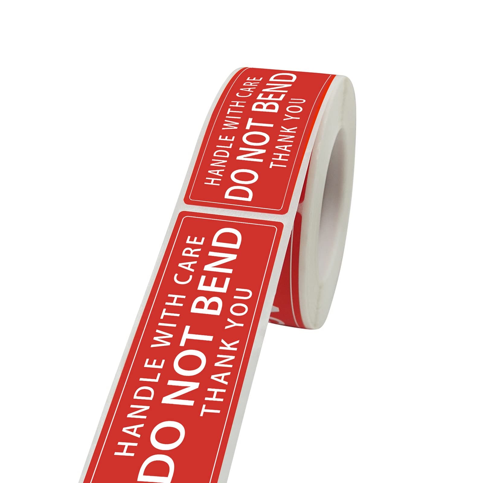 3" X 1" Handle with Care - Do Not Bend - Thank You Shipping Stickers Labels, 250PCS Per Roll