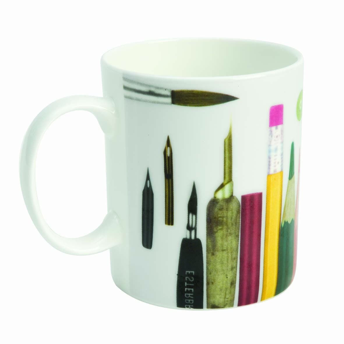 Eames Bone China Pens and Pencils Espresso Mug