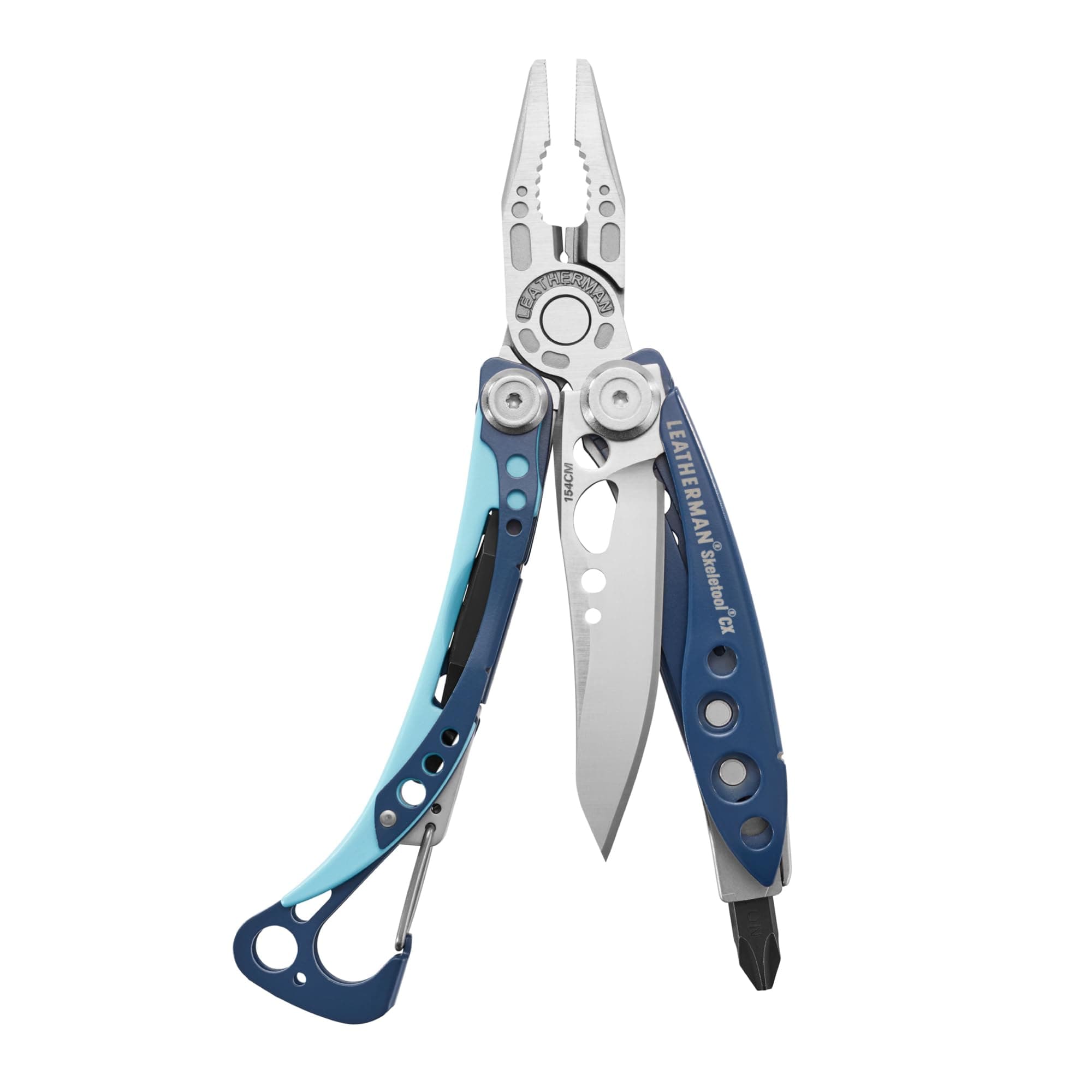 LEATHERMANSkeletool CX Multi-Tool with 7 Tools Including Pliers, Wire Cutter and Knife, for Outdoor Activities and Camping, Stainless Steel, Nightshade