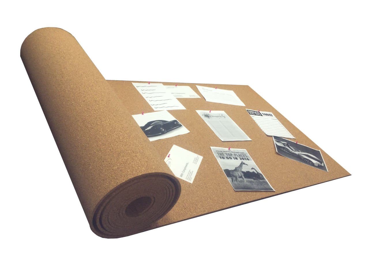 Pinboard Cork Roll - 5 Meter x 1 Meter - 6mm Thick