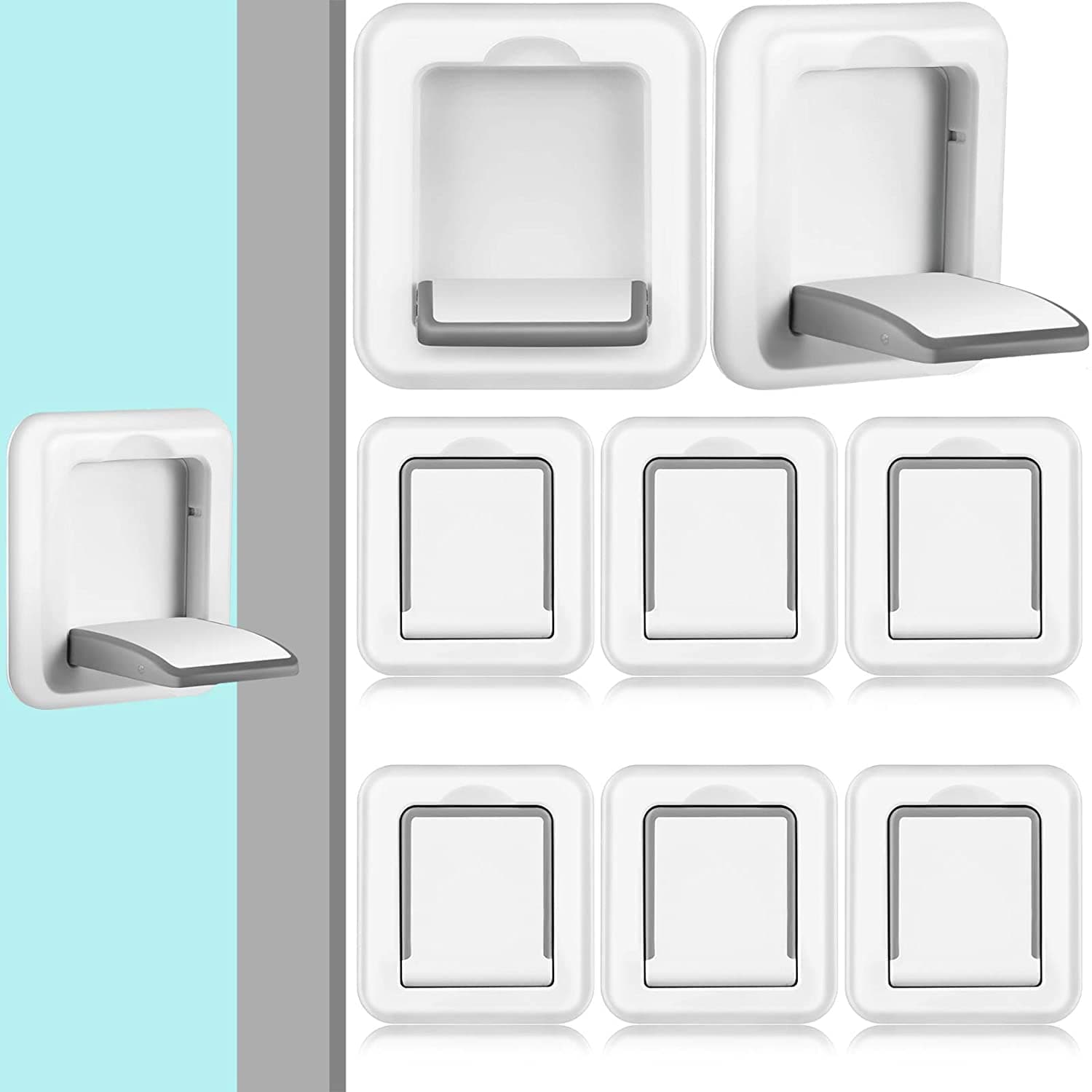 Baby Proofing Lock (White, 2 Pack)