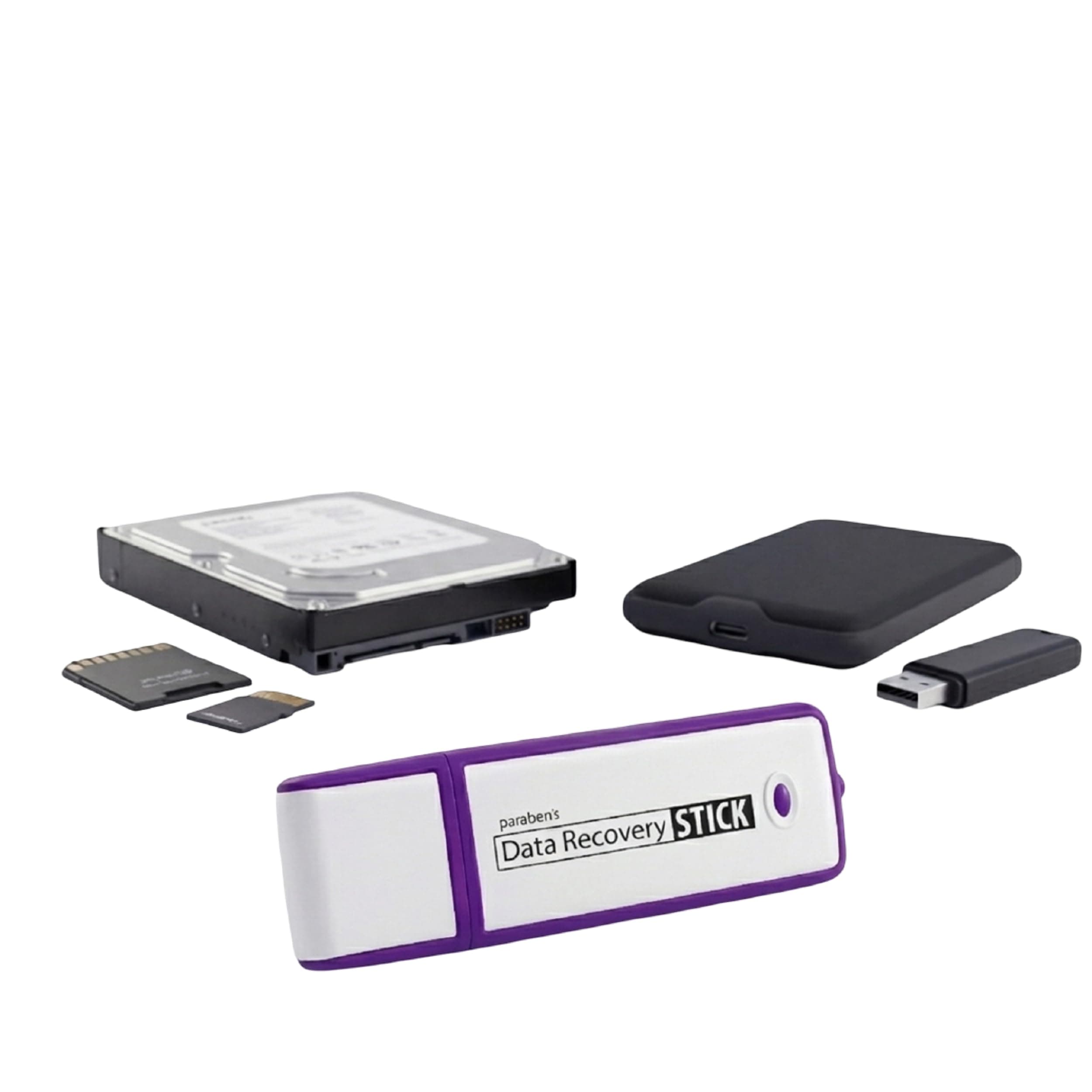 Software 32GB Data Recovery Flash Drive - Recovers Deleted Files from Windows Computers, USB Drives, External Drives & More