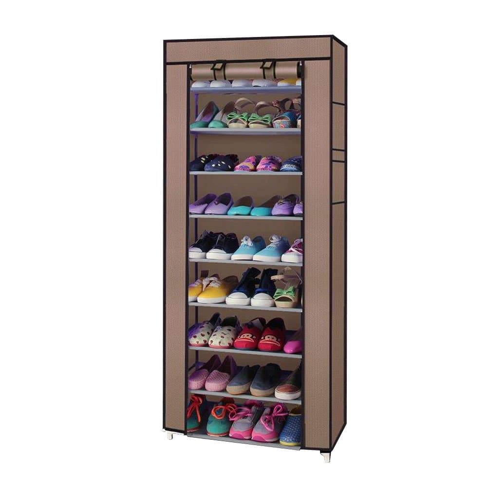 Anva Shoe Rack Multipurpose 9 Layer Organizer Foldable & Portable for Home