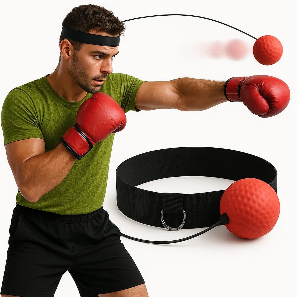 Reflex Ball -Improve Reaction Speed and Hand Eye Coordination Training Boxing Equipment for Training at Home (Fighting Ball)