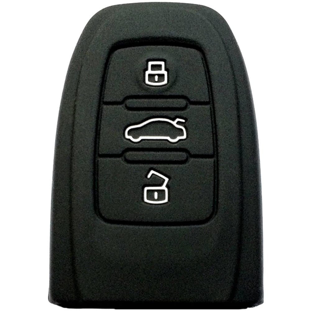 Intelligent Key Remote Smart Cover for Audi - Black - by First Midwest