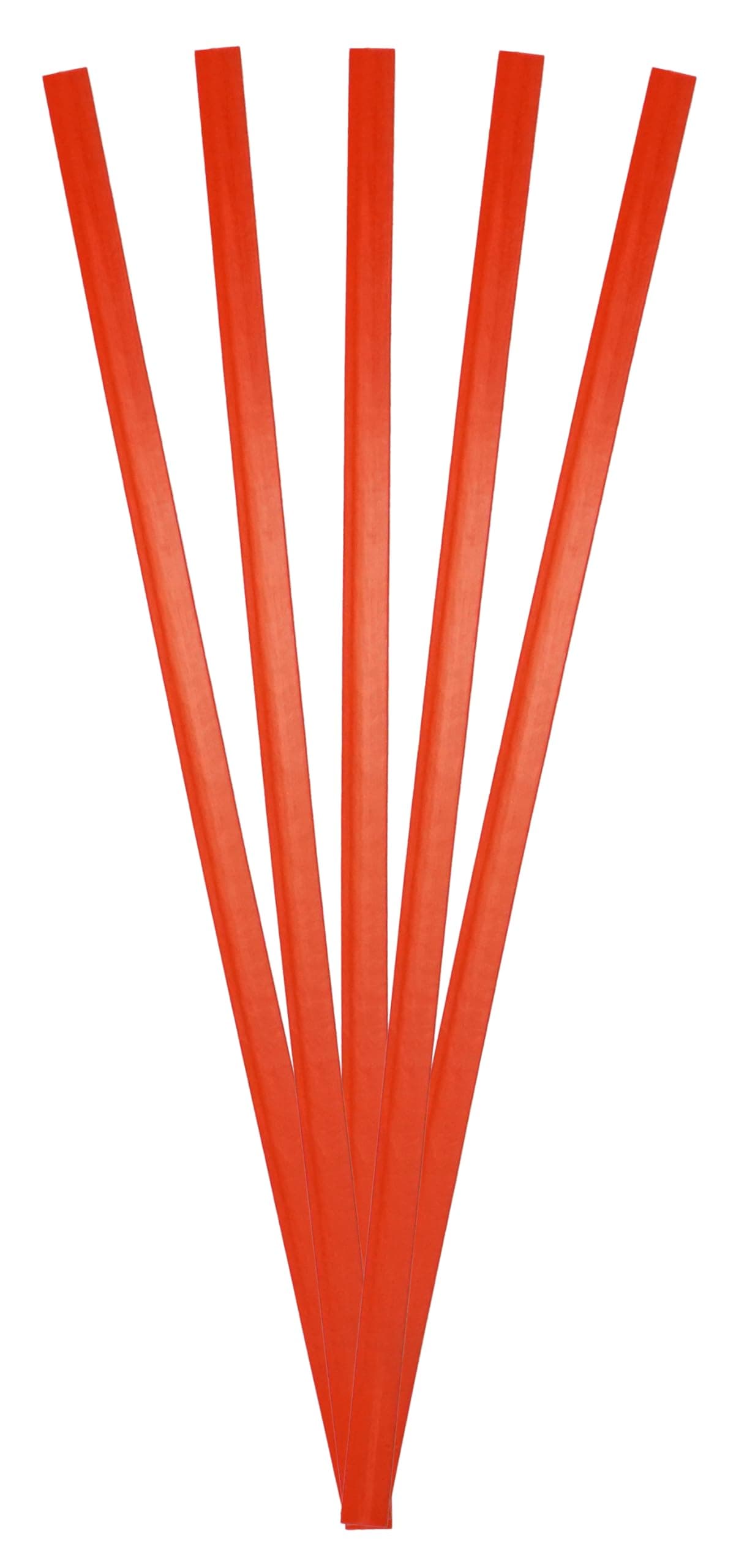 Polyethylene (LDPE) Plastic Welding Rod, 3/8 in. x 1/16 in., 5 Ft., Orange