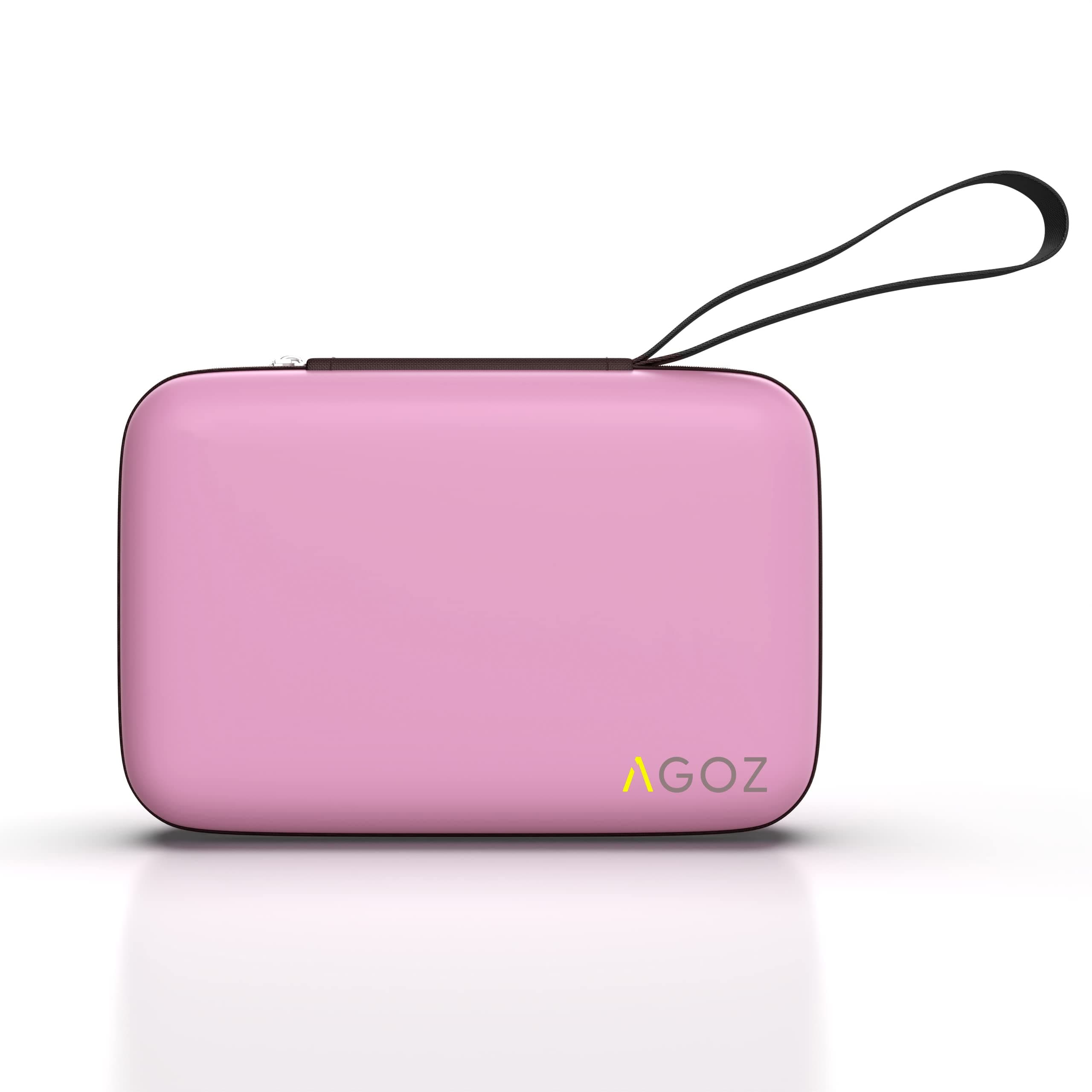 AGOZ Carrying Case Compatible with Freestyle Libre 2 Reader, Travel Pouch Holster - Freestyle Libre Reader Protective Cover Holder with Wrist Strap (Purple)