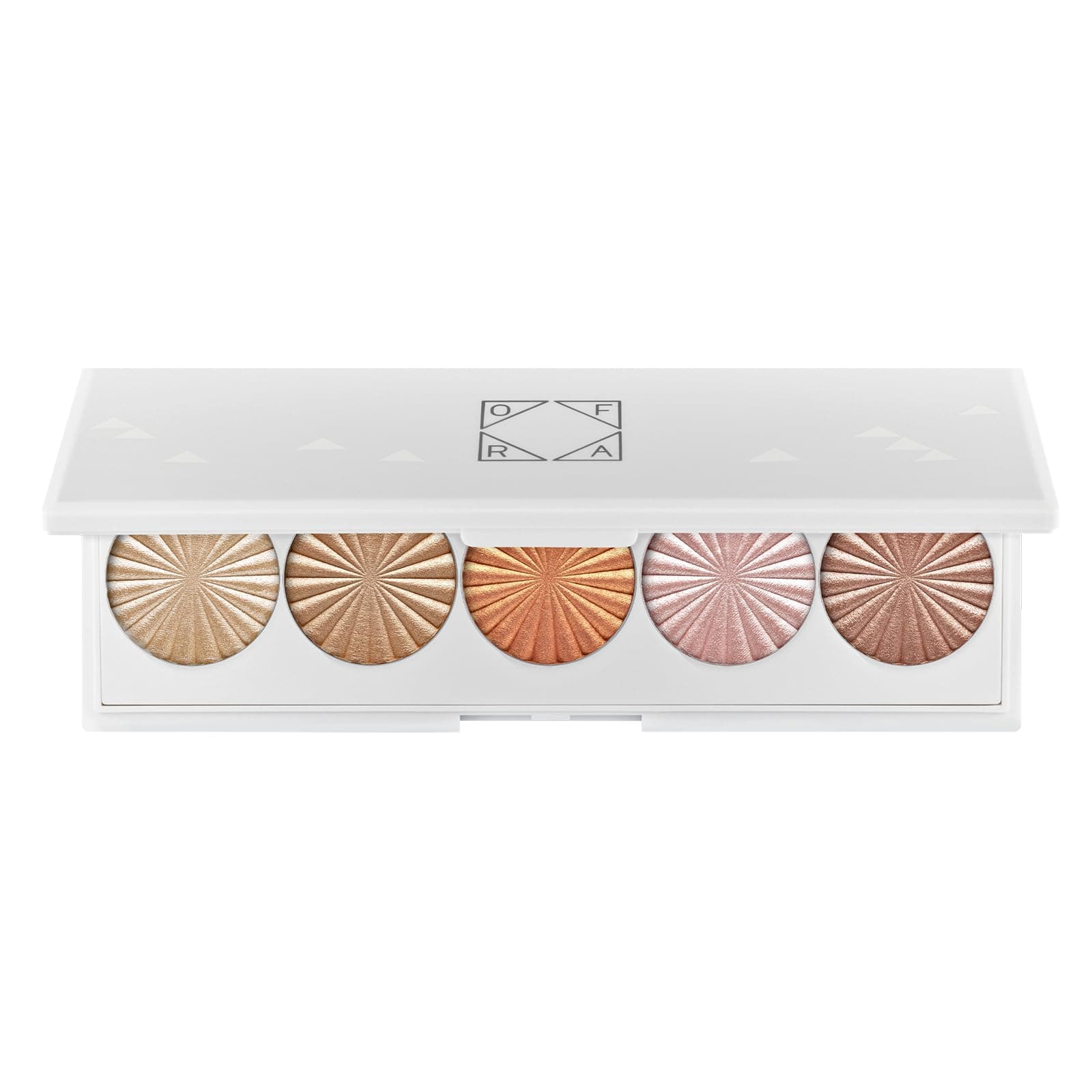 Signature Palette - #OFRAglow | Highlighter Palette with 5 Shades for a Radiant Look | Travel-Friendly Makeup Palette with an Integrated Mirror for On-the-Go Glow
