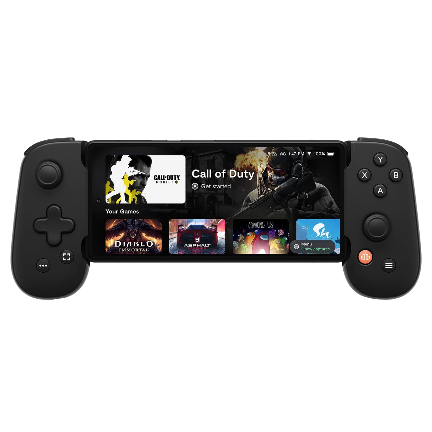 BACKBONE One Mobile Gaming Controller for Android and iPhone 15 Series (USB-C) - Turn Your Phone into a Gaming Console - Play Xbox, PlayStation, Call of Duty, Roblox, Minecraft, Genshin Impact & More