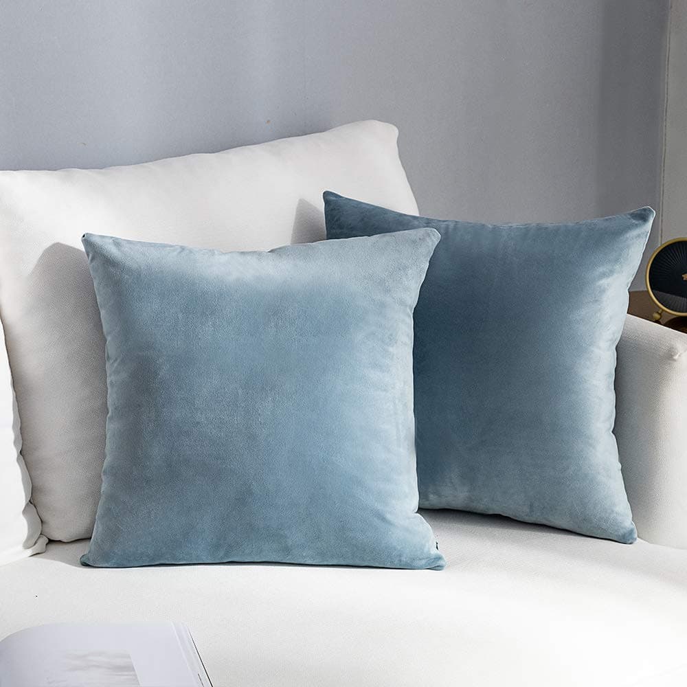 NANPIPER Pillow Covers Light Grey 20x20