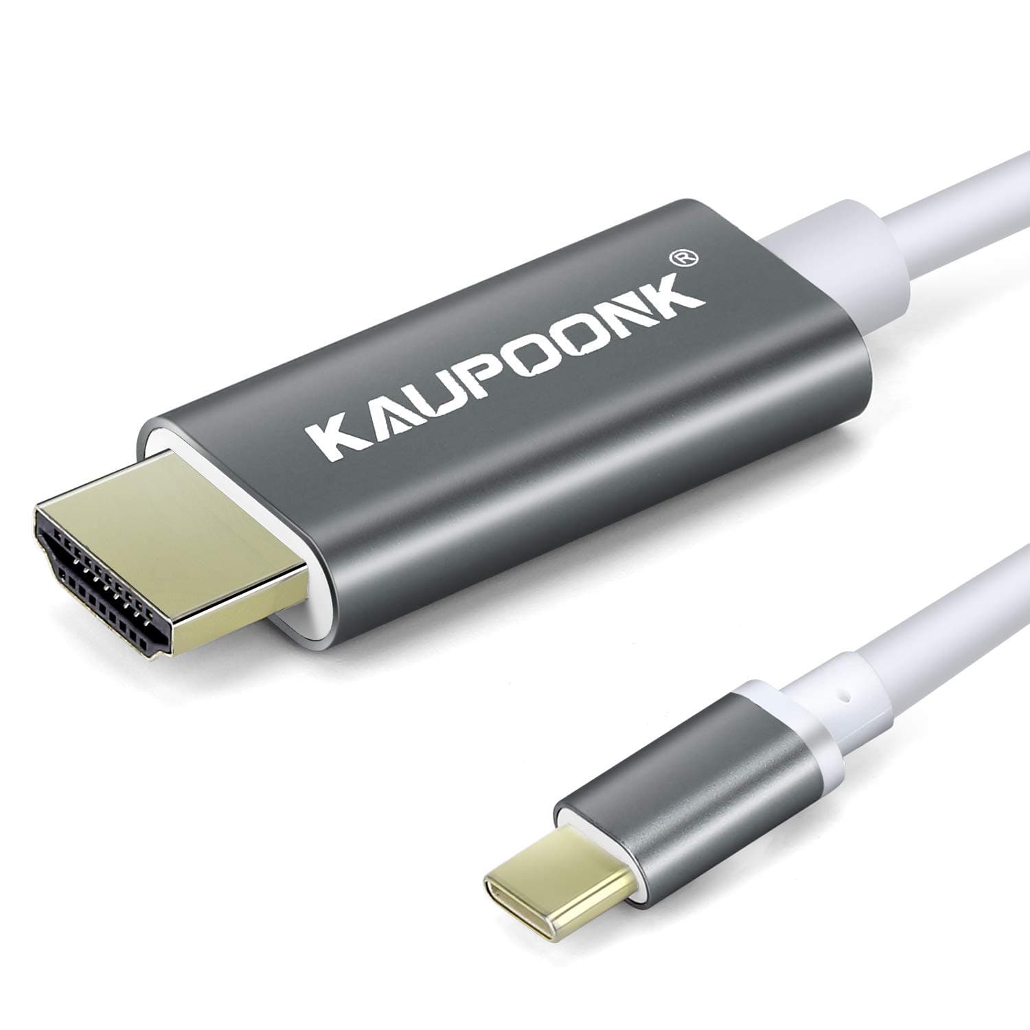 USB C to HDMI Cable, USB C to HDMI Adapter Compatible with Samsung Galaxy S8 S9 S10 S20 Note9 MacBook iMac Chromebook Media with 4k@30Hz,Thunderbolt 3 Dual Displays Support