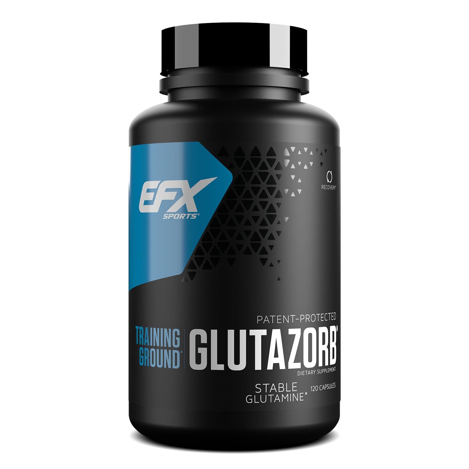 EFX Sports Training Ground Glutazorb Caps | Highly Concentrated, pH Correct Glutamine Pill Supplement | Digestion & Immune Support | 60 Servings, 120 Capsules